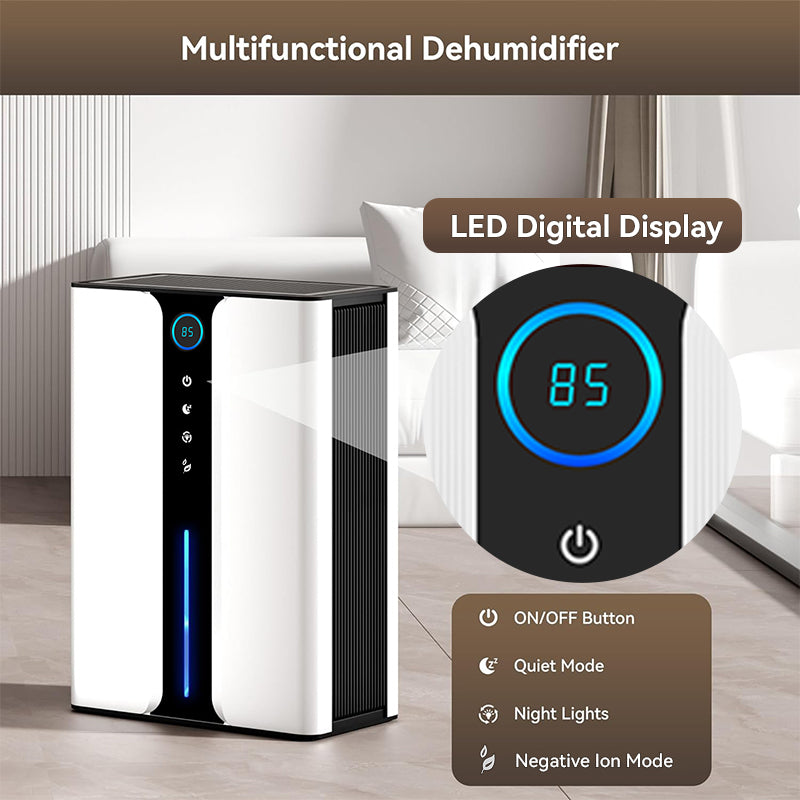 Kalvori Dehumidifier with LED humidity display