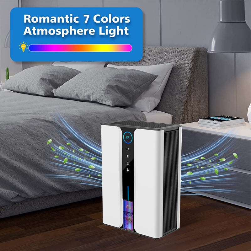 Kalvori Dehumidifier with 7 colour night light
