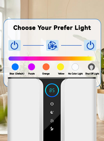 Kalvori Dehumidifier night light close-up