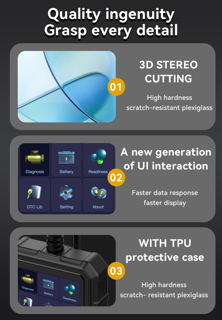 Kalvori OBD2 Scanner app portrait - unified diagnostics multi-system scan results screen