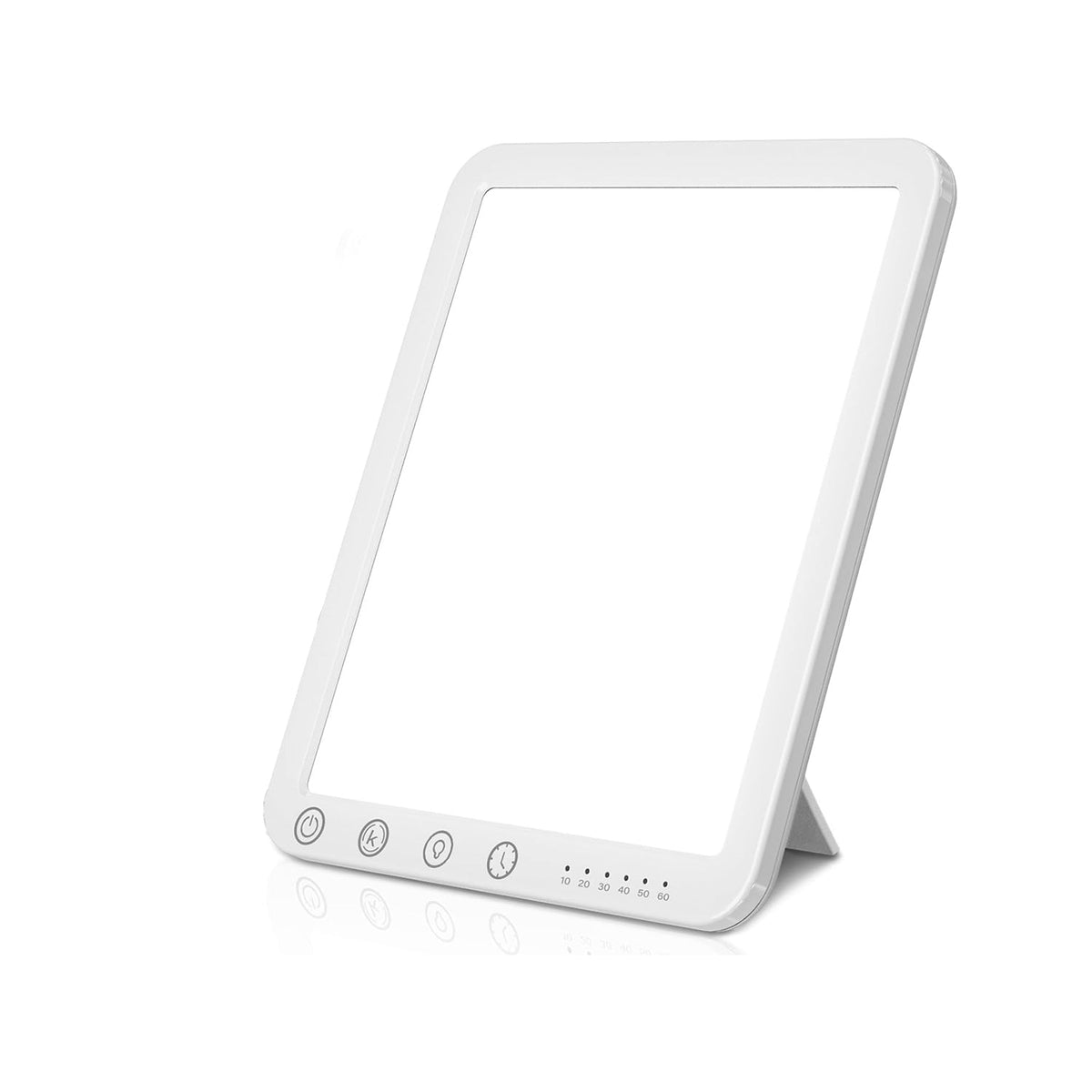 White Kalvori SAD Lamp therapy lamp on a white background