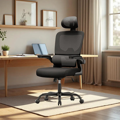 Kalvori Office Chair ergonomic mesh design with lumbar support