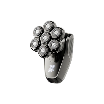 Keovy Head Shaver with multiple heads on a white background