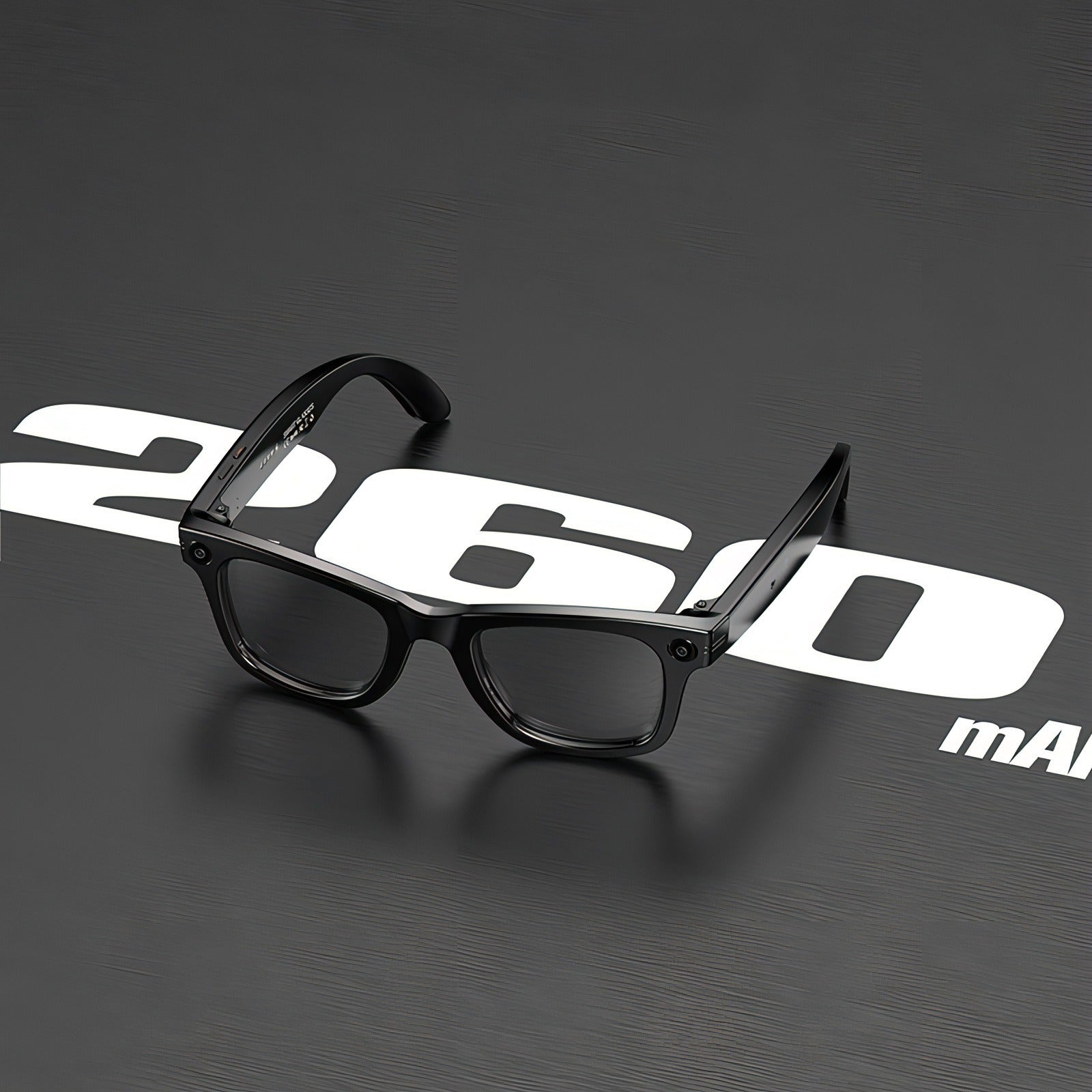 Black Keovy Smart Glasses on a dark background with '260' branding.