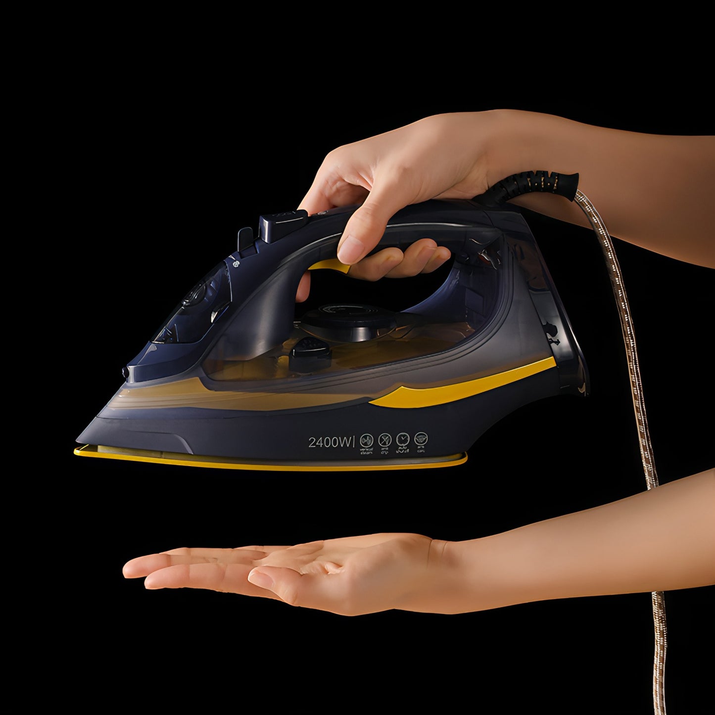 Keovy Steam Iron anti-drip design - prevents water leaking onto clothes during ironing