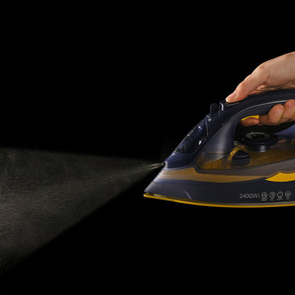 Keovy Steam Iron spray function - fine water mist softens stubborn wrinkles instantly