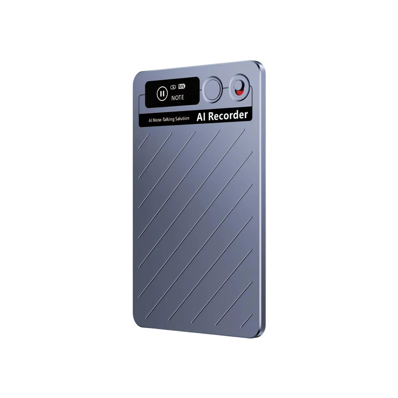 Blue Keovy Voice Recorder on a white background