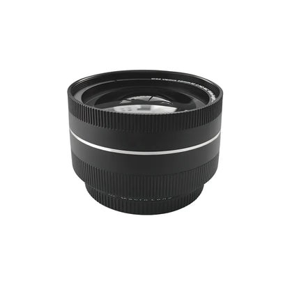 Black Keovy Digital Camera lens on a white background