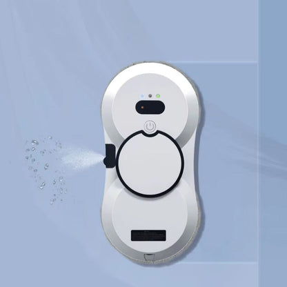 KleerMate Smart Cleaning Robot device with black accents on a light blue background