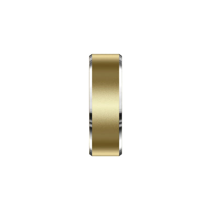 Gold Korons Smart Ring on a white background