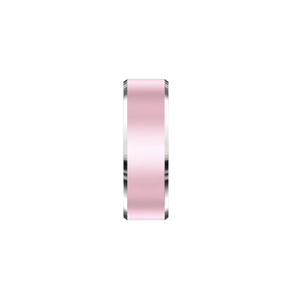 Pink Korons Smart Ring with a white background