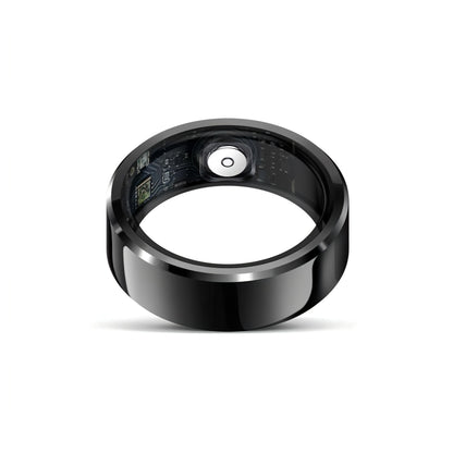 Black Korons Smart Ring on a white background