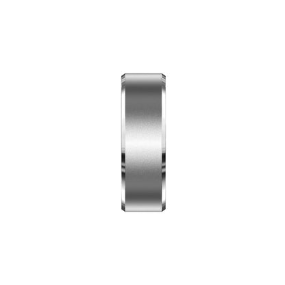 Silver Korons Smart Ring on a white background