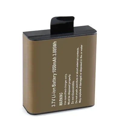 Kozenix Action Camera Brown battery with black top on a white background