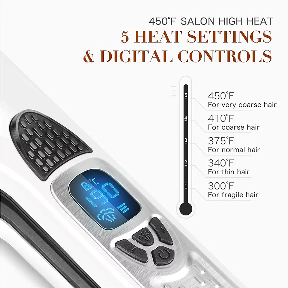 LuxeGlidie Straightener 5 heat 