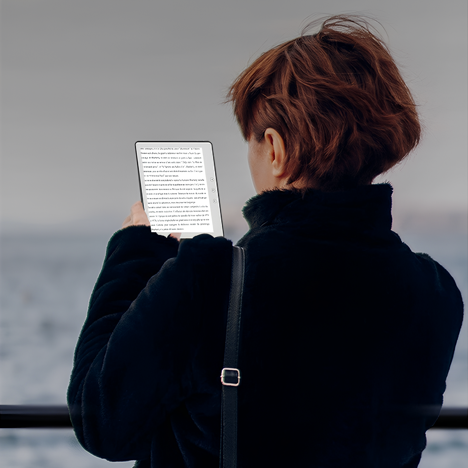 Moravon Ebook Reader beyond books time at a glance - integrated calendar date and time display
