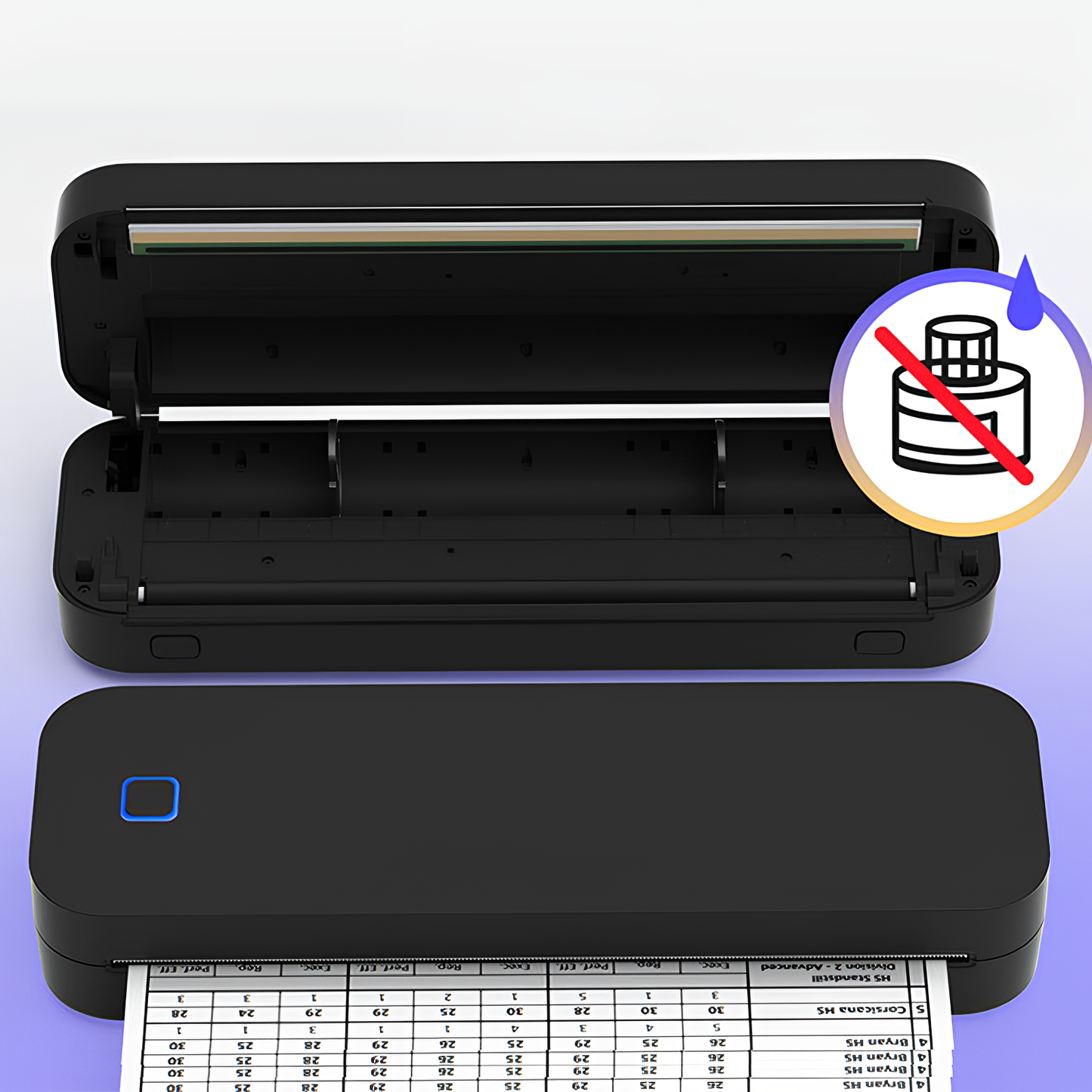Moravon Portable Printer ink-free printing - no cartridges no ribbons no mess thermal only