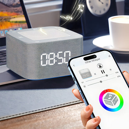 Moravon White Noise Machine Bluetooth app connection - White Whisper simple remote control all functions