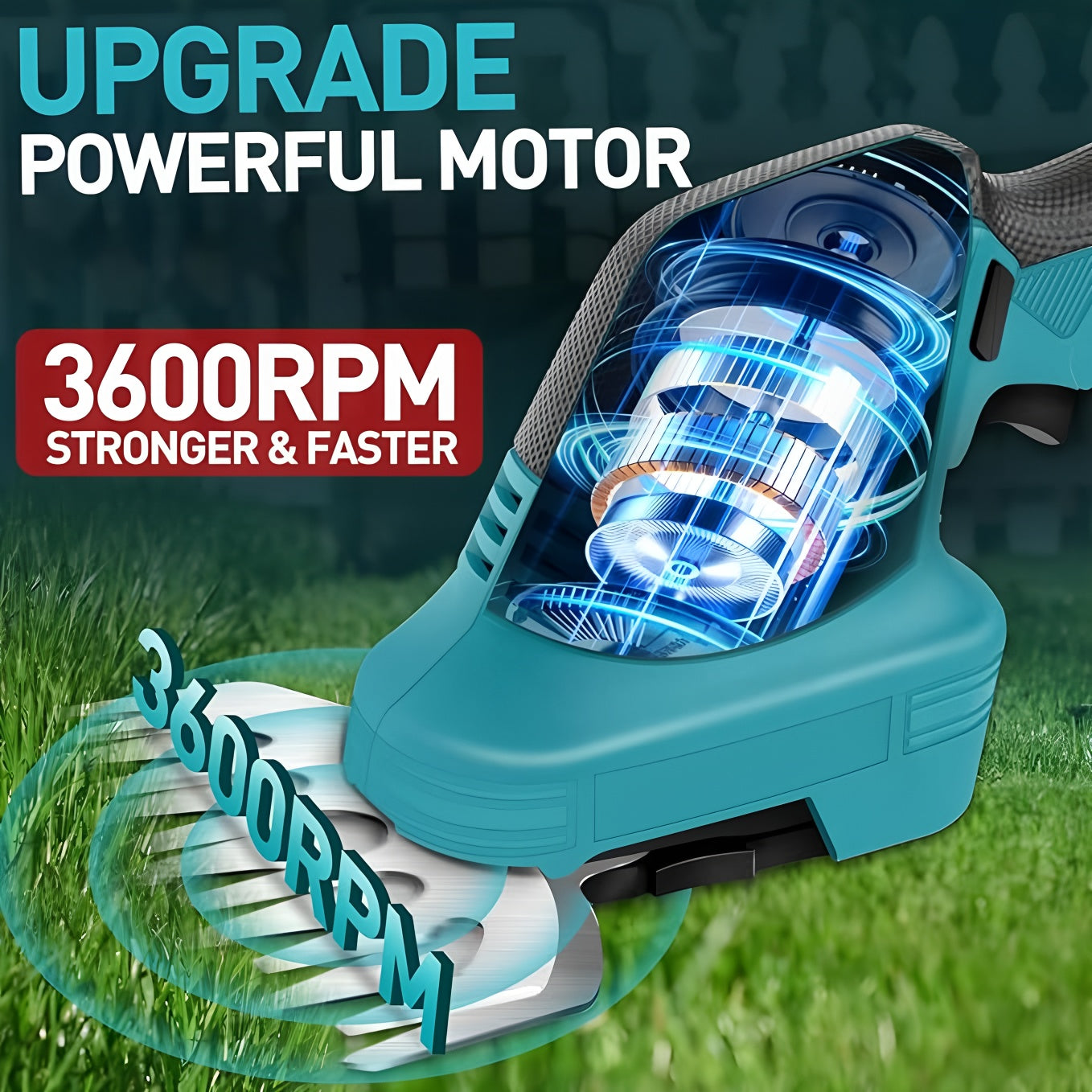 MuxTool Hedge Trimmer 3600RPM Motor