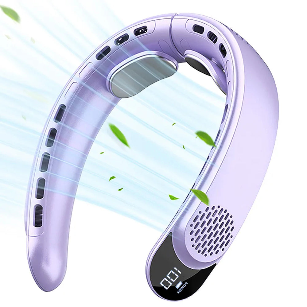 NeckyKool Bladeless Neck Fan purple 