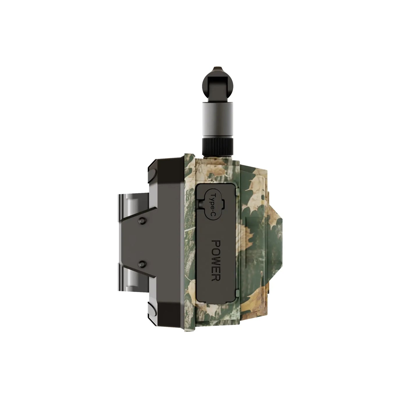 Camouflage Nordowl Trail Camera device with power indicator on a white background