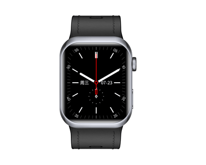Noxus Blood Pressure Smartwatch with a black strap on a white background