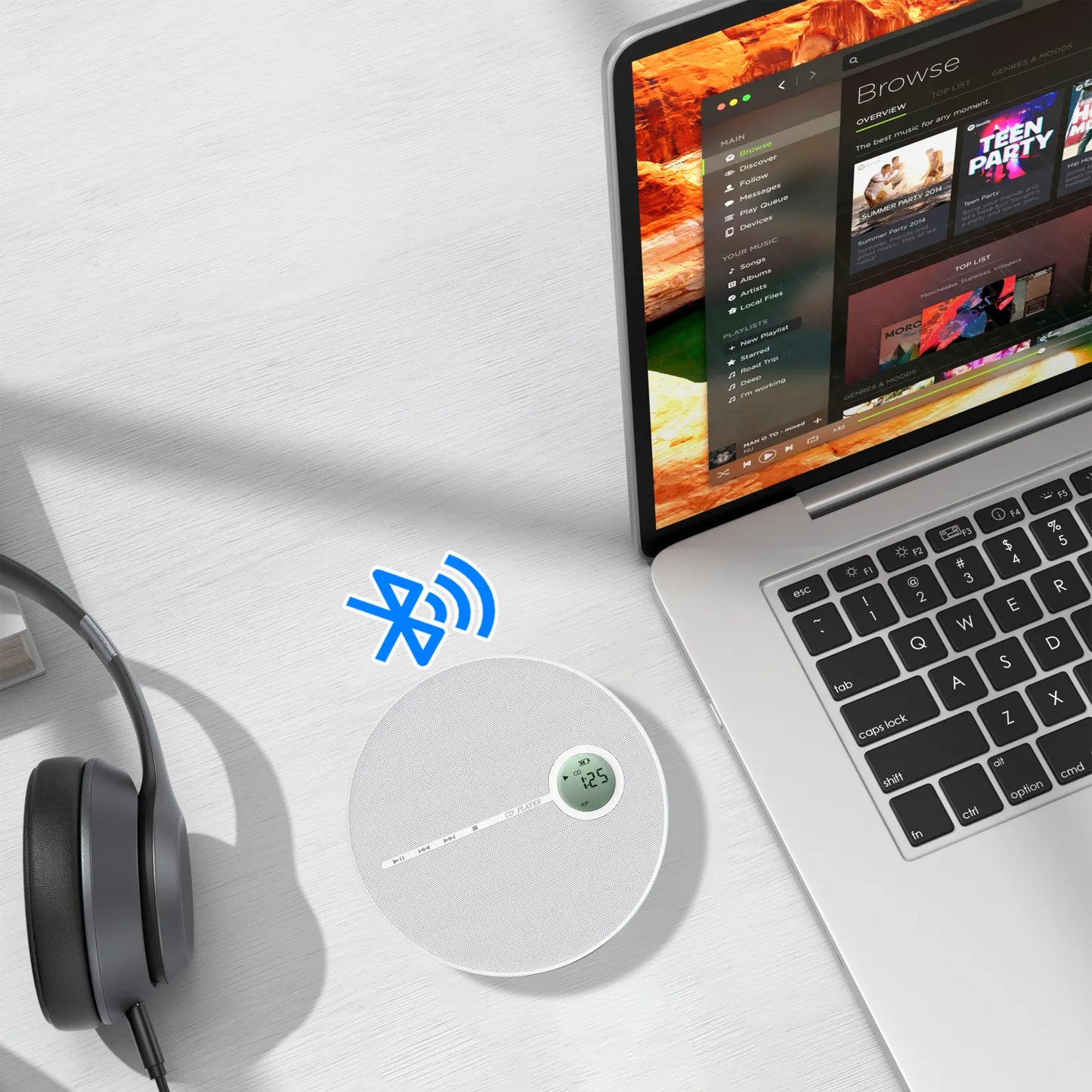 Noxus Portable CD Player device 