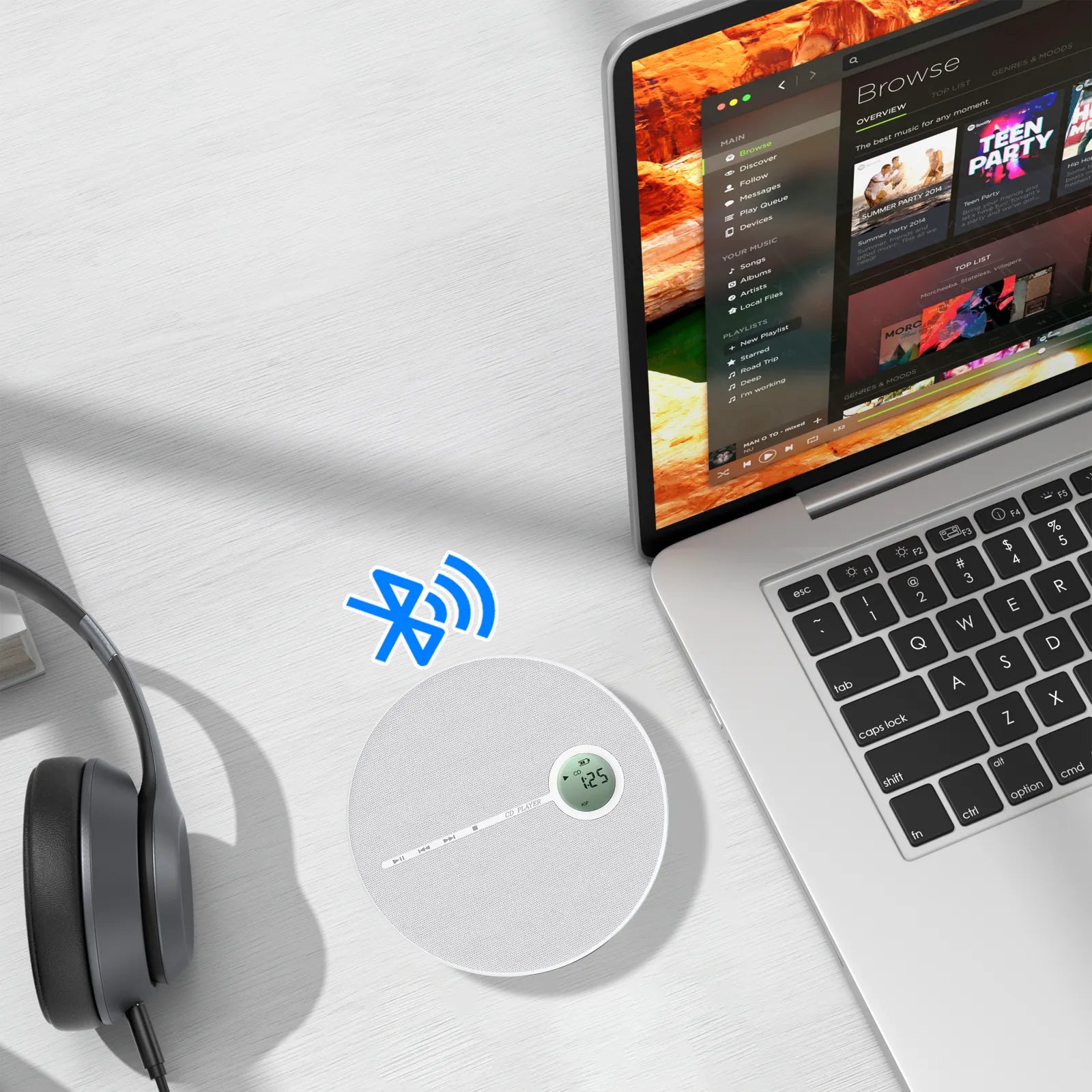 Noxus Portable CD Player device 