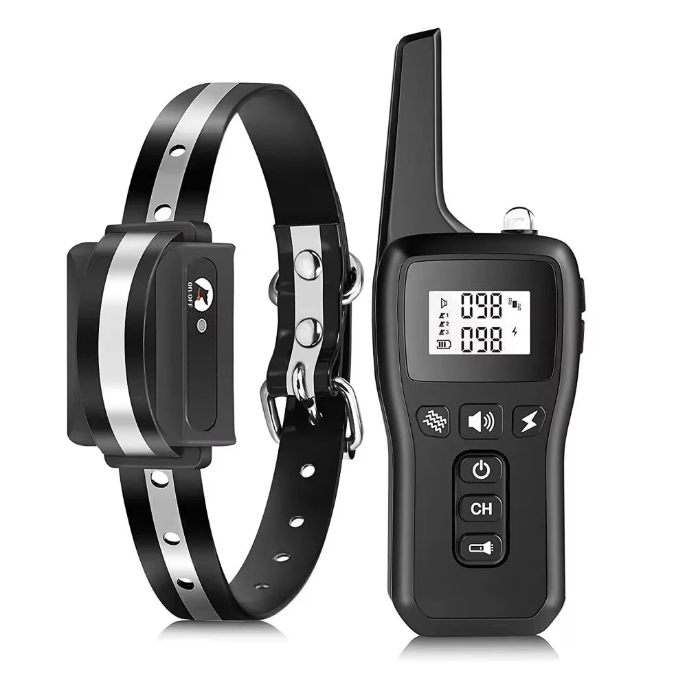 Dog training PawGofu Dog Shock Collar with remote control on a white background