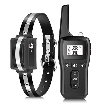 Dog training PawGofu Dog Shock Collar with remote control on a white background