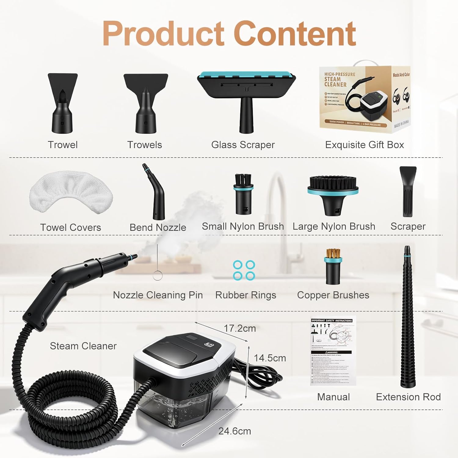 Plianx Handheld Steam Cleaner – Zovatech