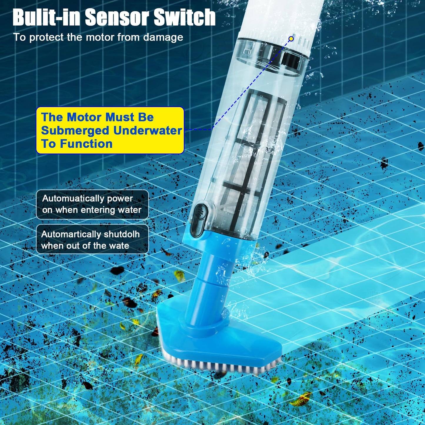 PoolNexa PN30 built-in automatic sensor switch