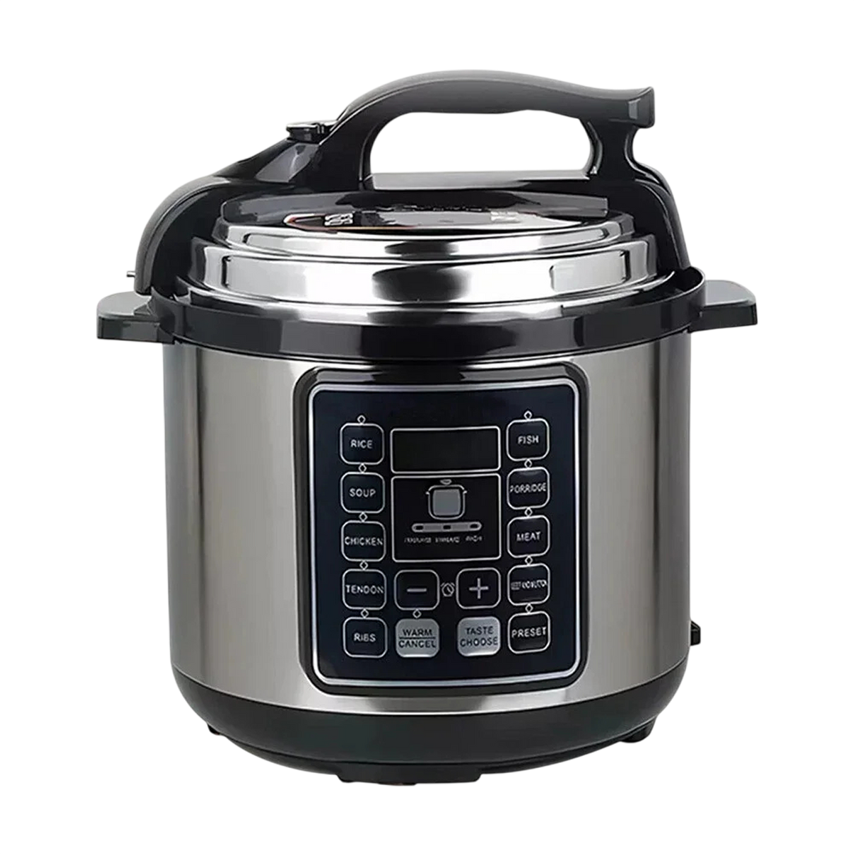 A PresCooki Electric Pressure Cooker with a digital control panel, shown on a plain white background.