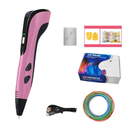 PrinpyKid 3D Pen with accessories on a white background