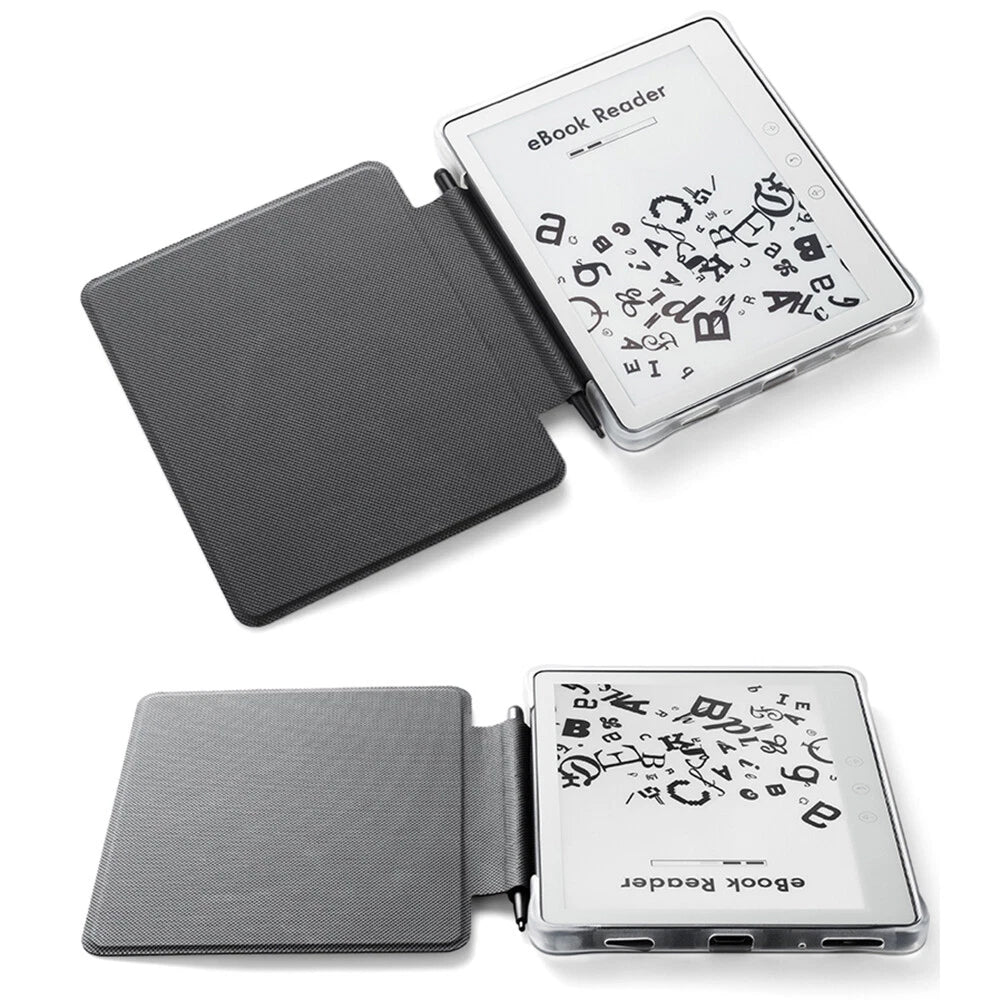 RedyVent EBook Reader with a black cover on a white background
