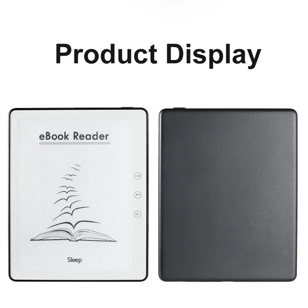 RedyVent EBook Reader with cover on a white background