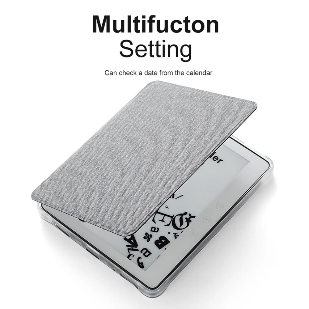 Small RedyVent EBook Reader with a textured cover on a white background, labeled 'Multifunction Setting'.