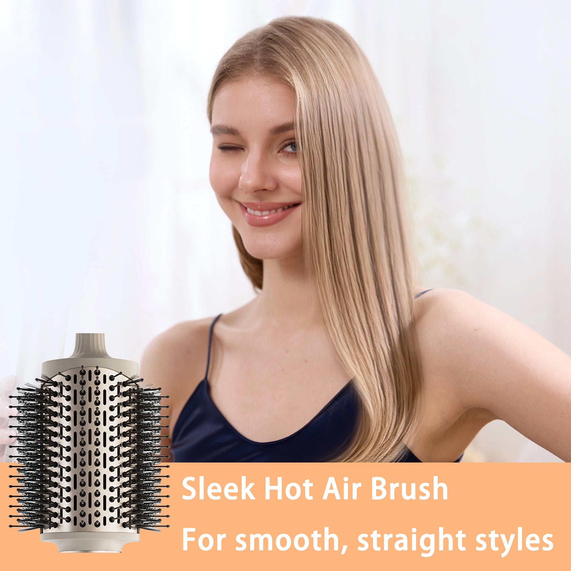 SaharaCurl RQ30 paddle straightening brush
