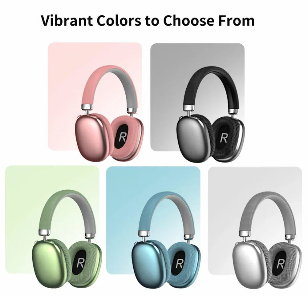Set of colorful Sintra Noise Cancelling Headphones displayed against a white background with text 'Vibrant Colors to Choose From'.