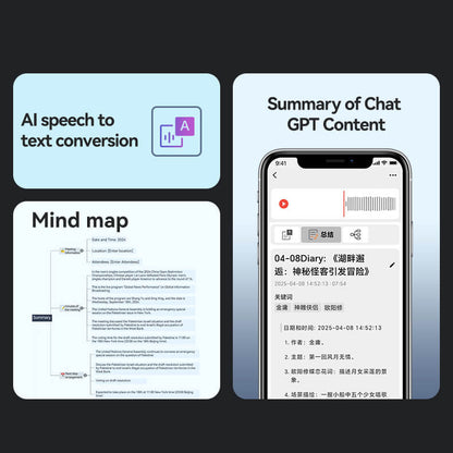 Ahalar Smart AI Voice Recorder exclusive app operation