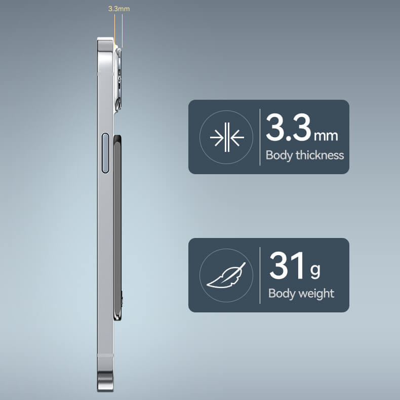 Ahalar Smart AI Voice Recorder thin lightweight body