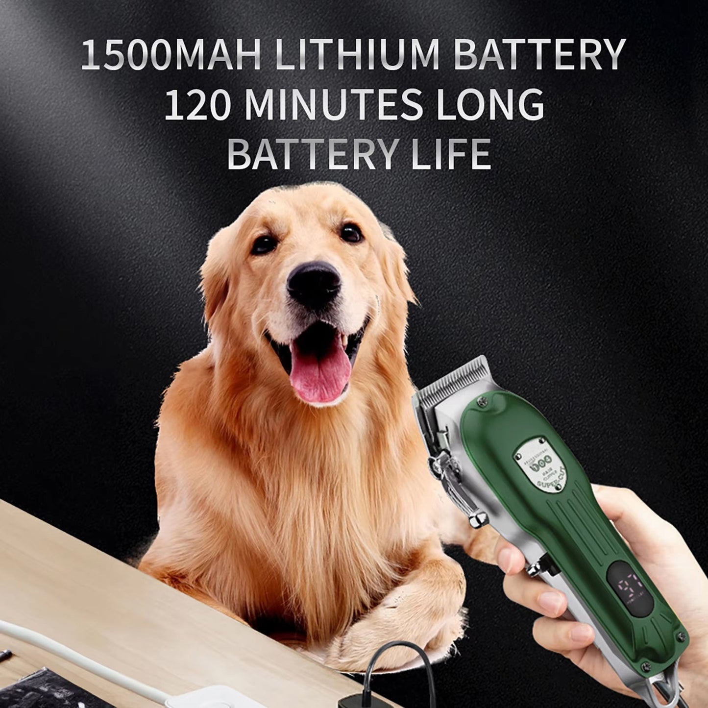 Snipawsi Pet Hair Clippers battery 