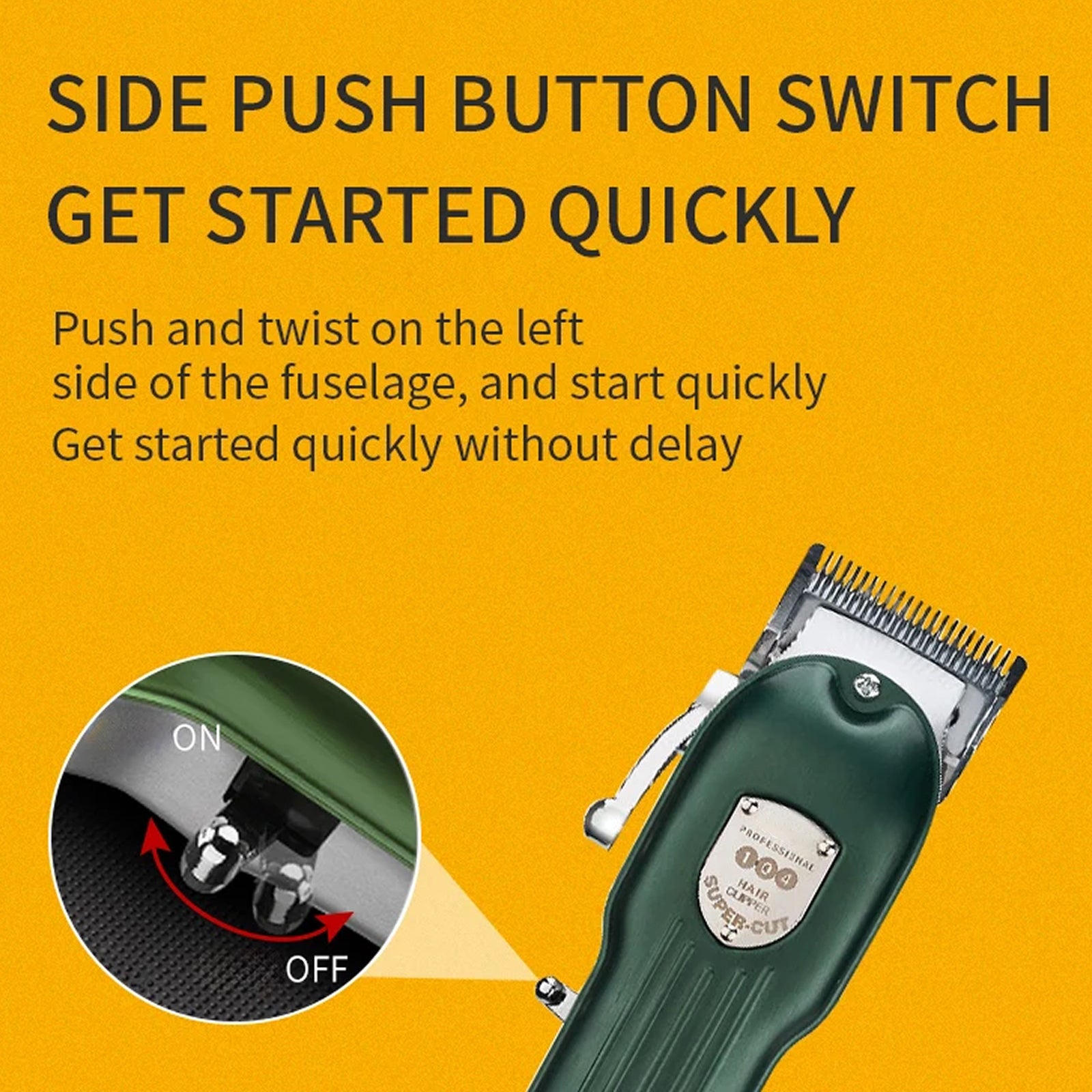 Snipawsi Pet Hair Clippers side