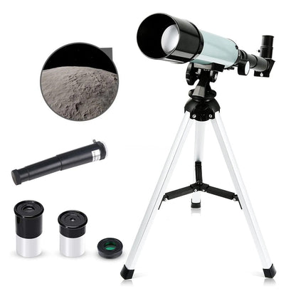 StarySeek Telescope with accessories on a white background