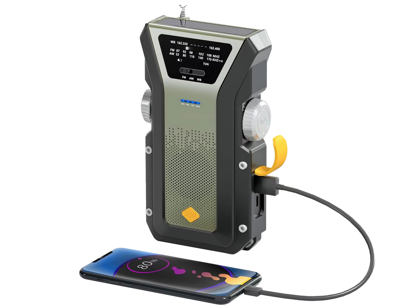 Swiflert Hand Crank Radio
