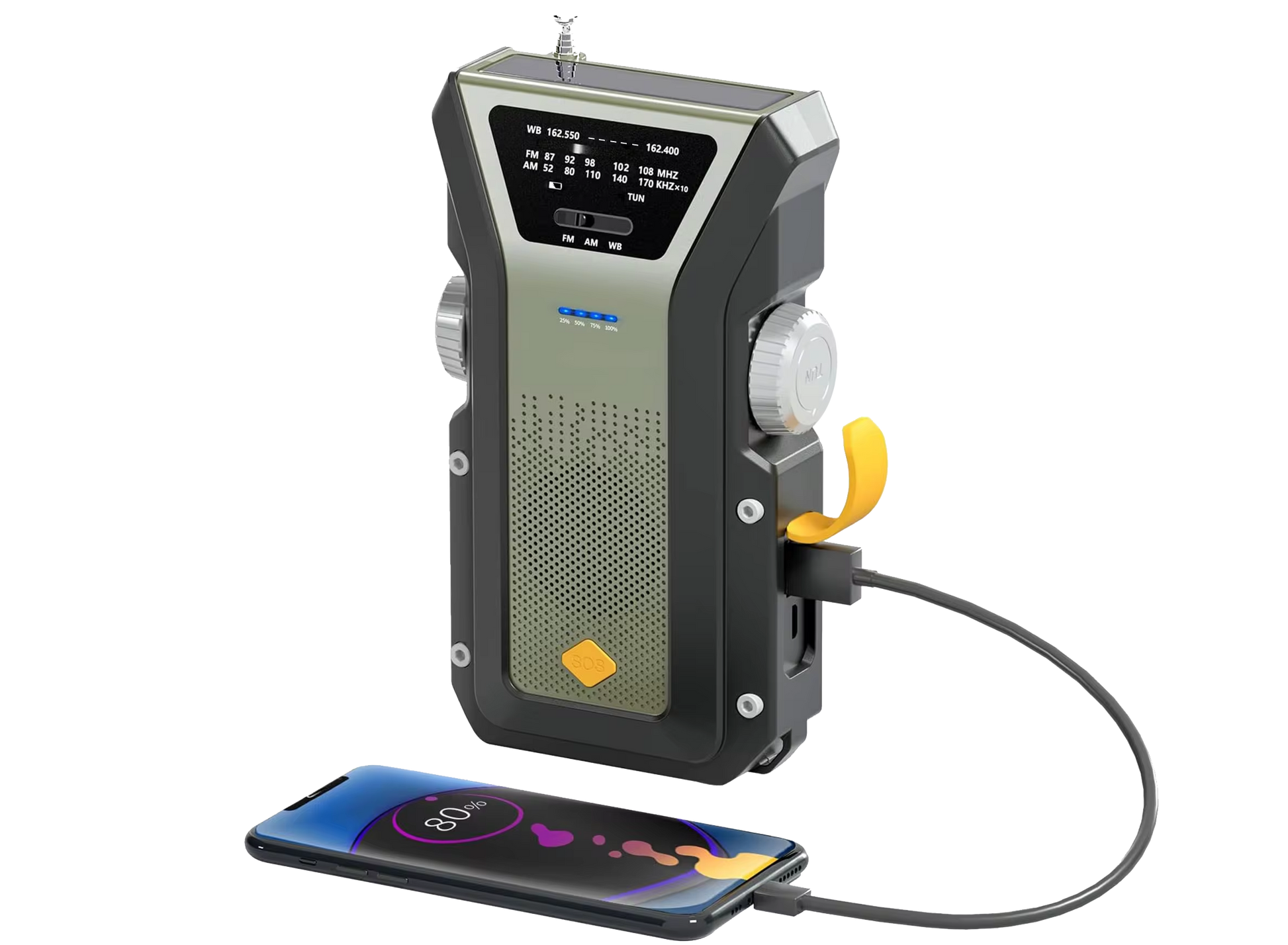 Swiflert Hand Crank Radio