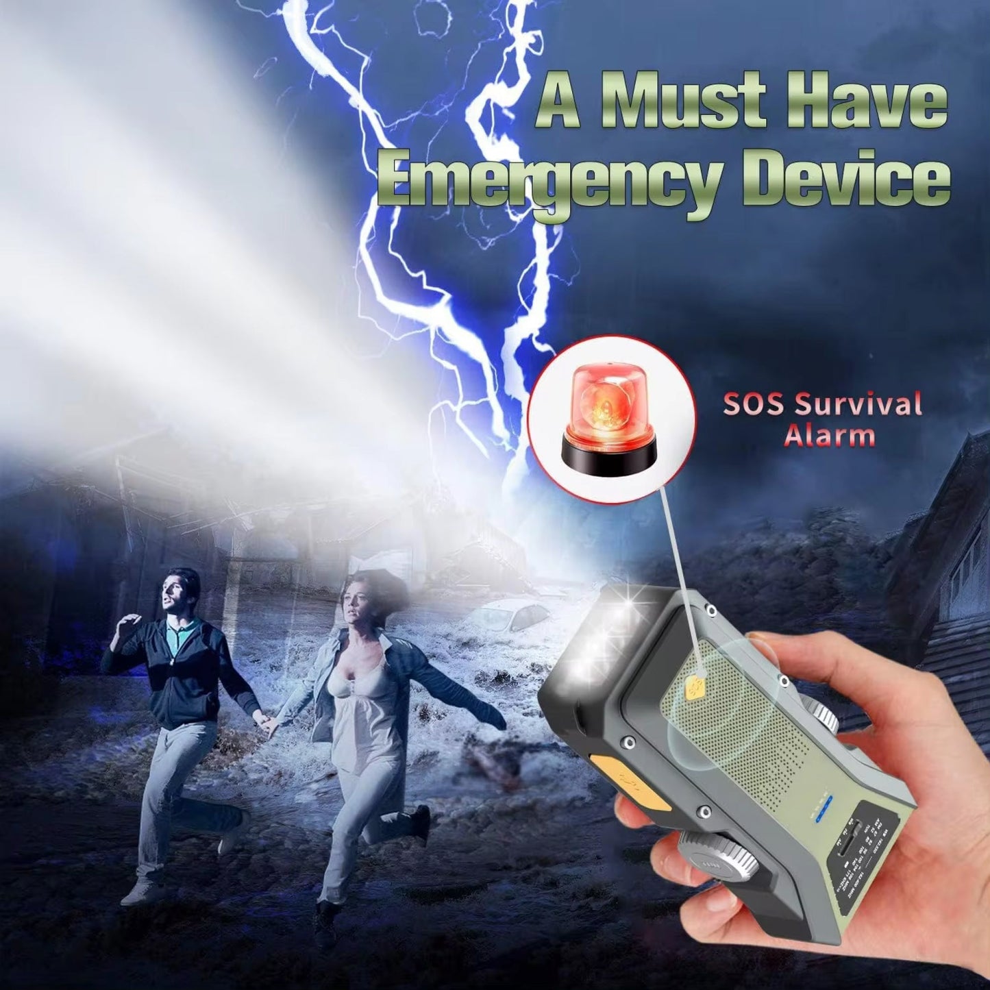 Swiflert Hand Crank Radio device