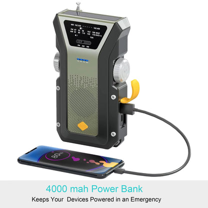Swiflert Hand Crank Radio power bank
