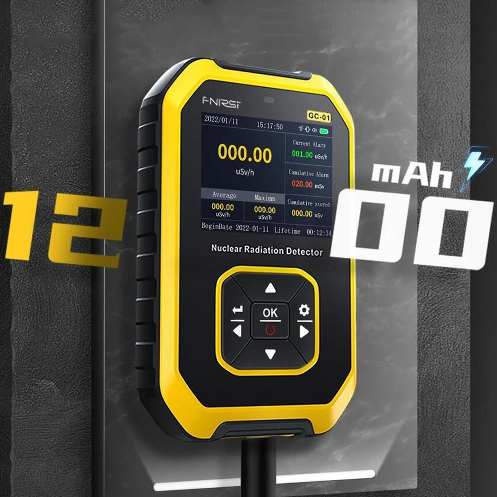 Swiftgrid Radiation Detector Battery Life