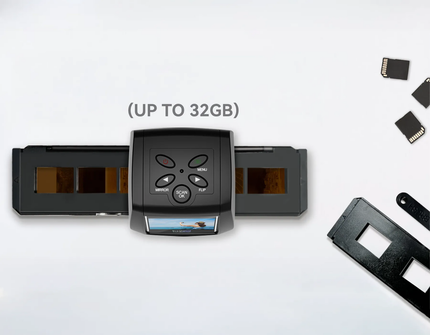 Tayvos Film Scanner SD Card Detail